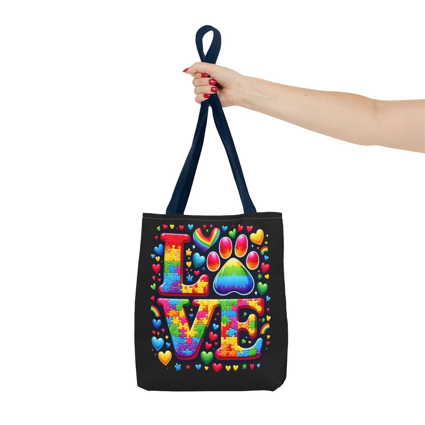 Dog Lover Autism Tote Bag