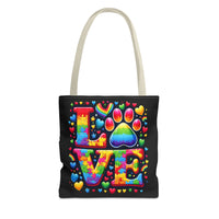 Dog Lover Autism Tote Bag