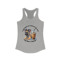 French Bulldog Coffee Lover Racerback Tank Top for Women