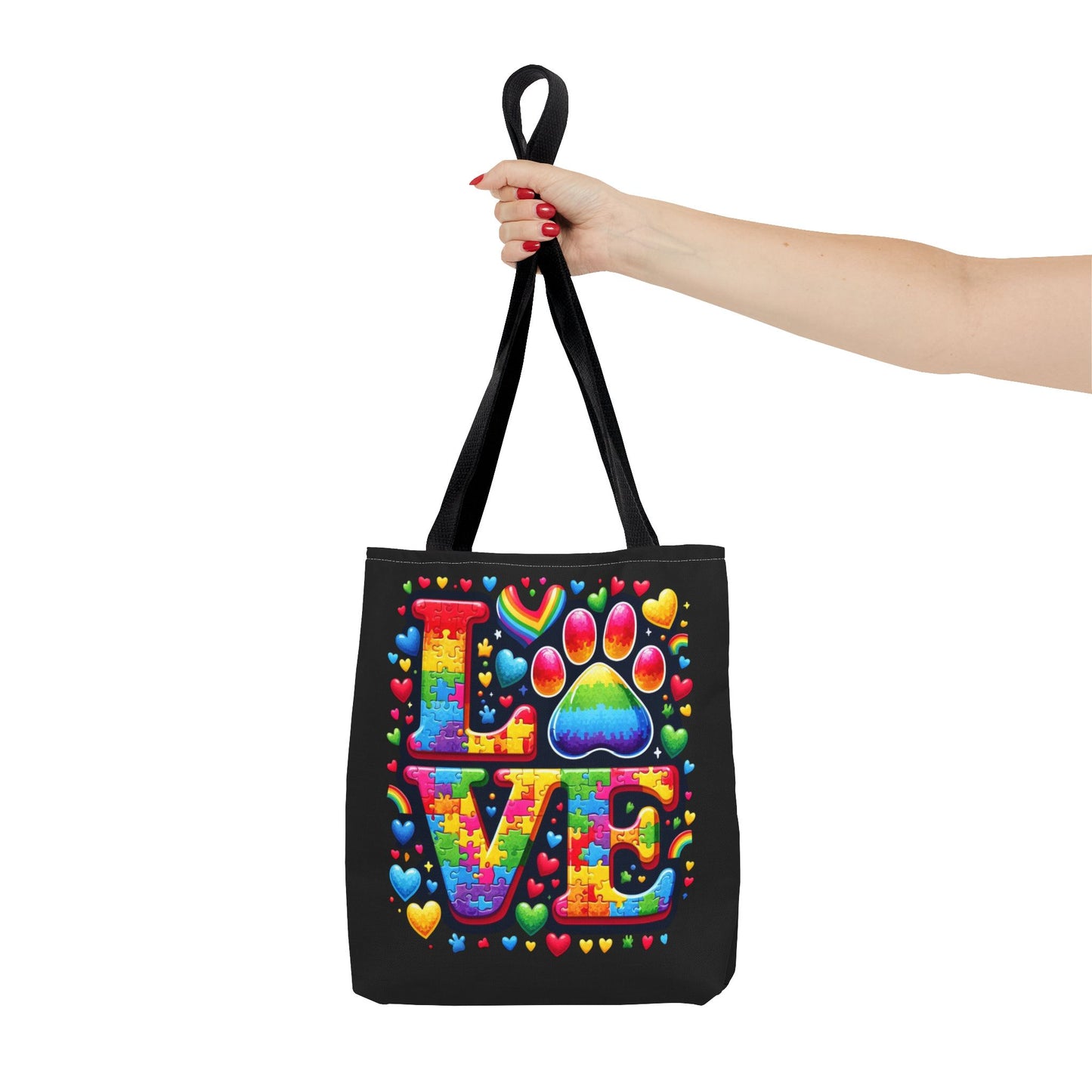 Dog Lover Autism Tote Bag