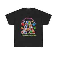 Autism Awareness Tee Paws & Puzzle Pieces