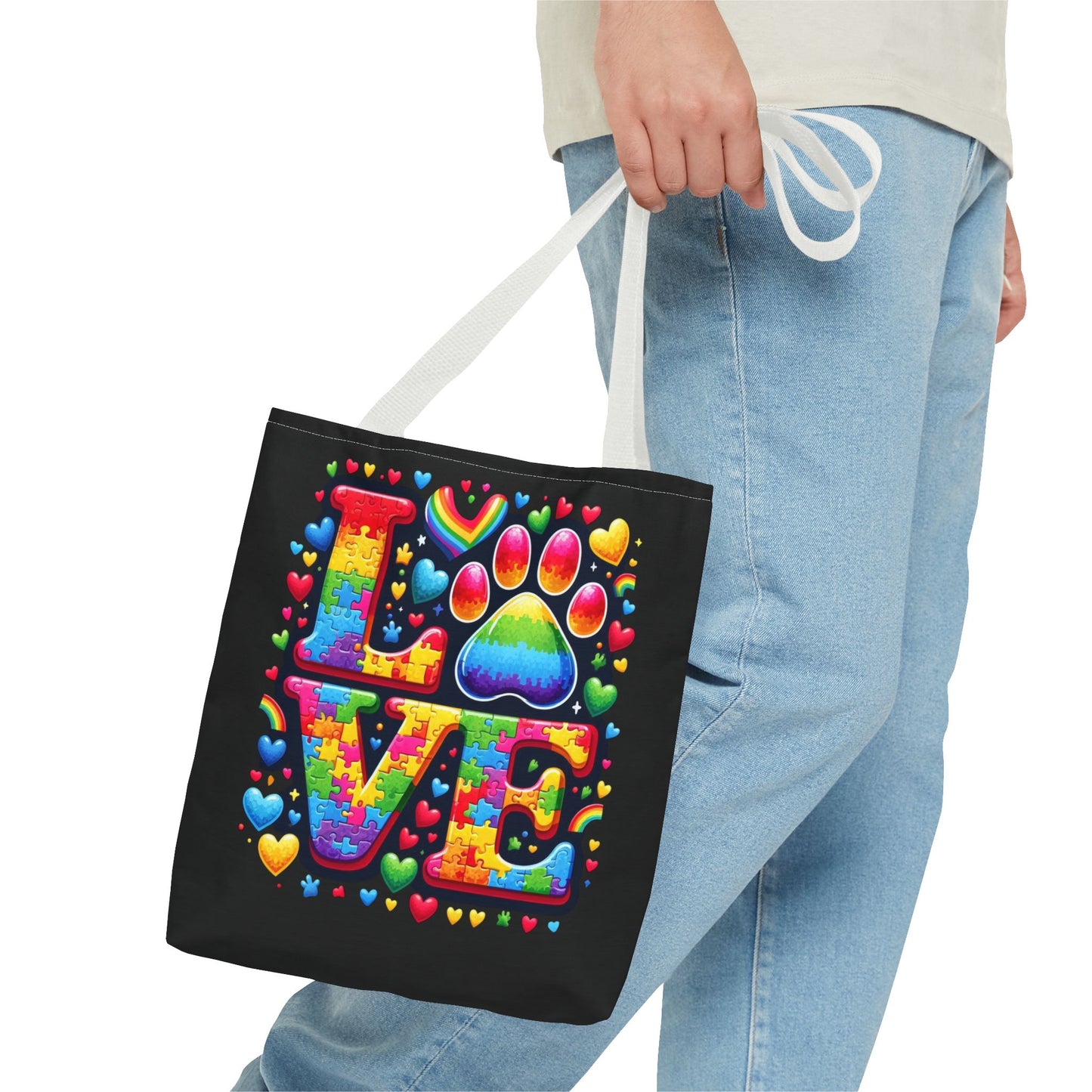 Dog Lover Autism Tote Bag