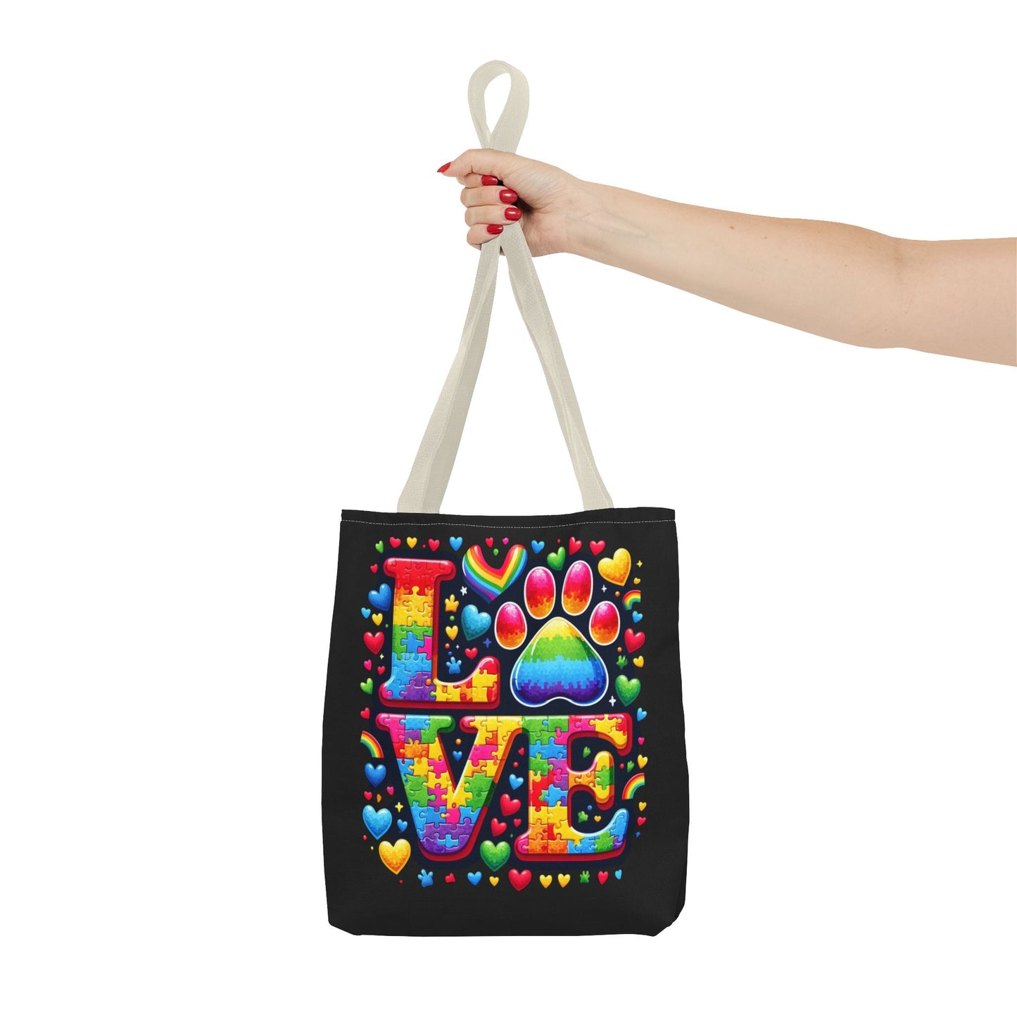 Dog Lover Autism Tote Bag