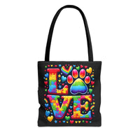 Dog Lover Autism Tote Bag