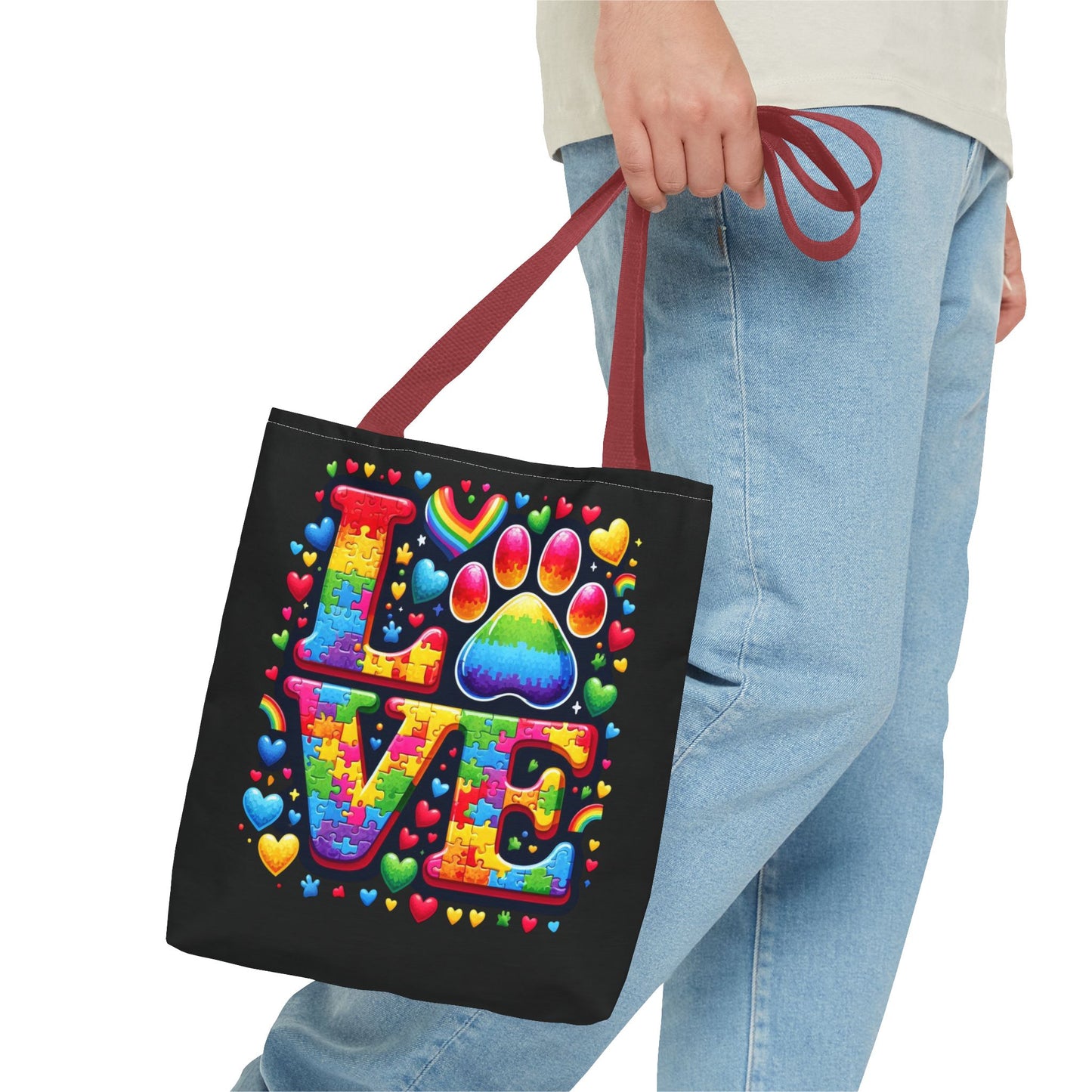 Dog Lover Autism Tote Bag