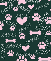 Pet Name Blanket with Personalization | Super-Soft Micro Fleece Blanket with Your Choice of Name and Color