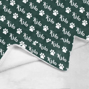 personalized dog blankets with name