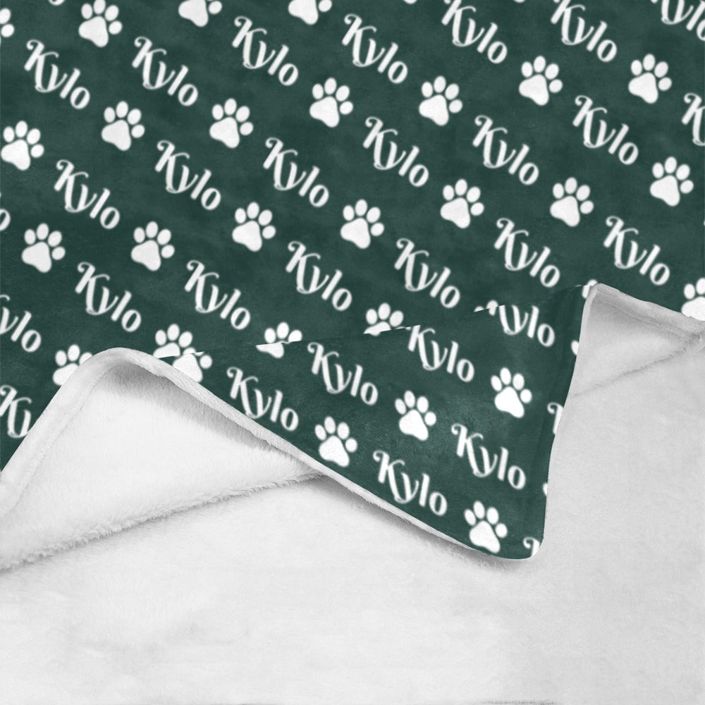 personalized dog blankets with name